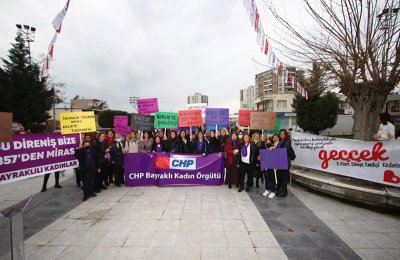 Bayraklı’nın güçlü kadınları tek ses oldu